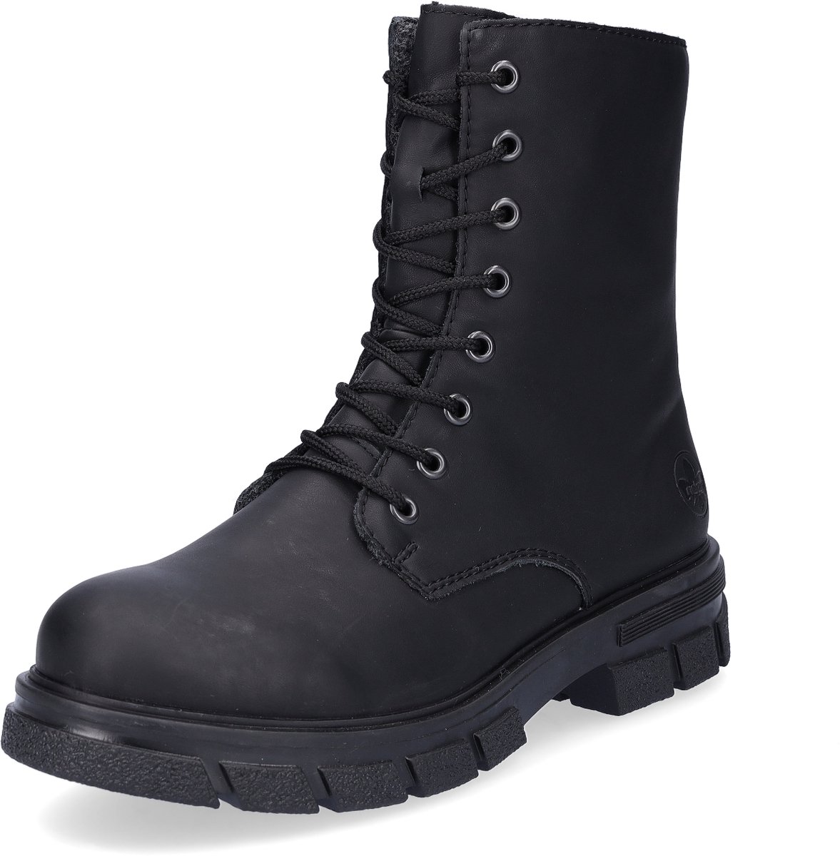 Rieker dames bikerboots enkellaars Z9120-00 zwart