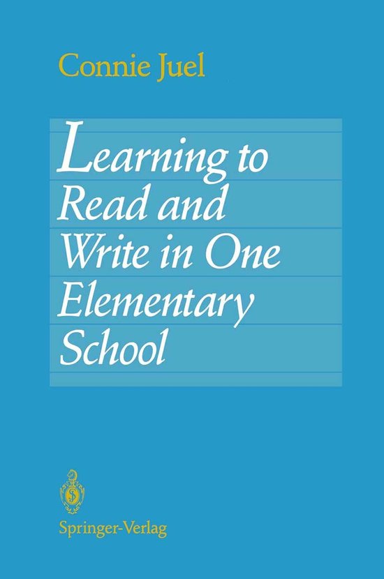 Learning to Read and Write in One Elementary School - cover