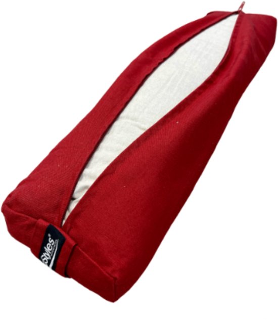 YogaStyles Pranayama Yoga Bolster Rood van YogaStyles — afbeelding 5