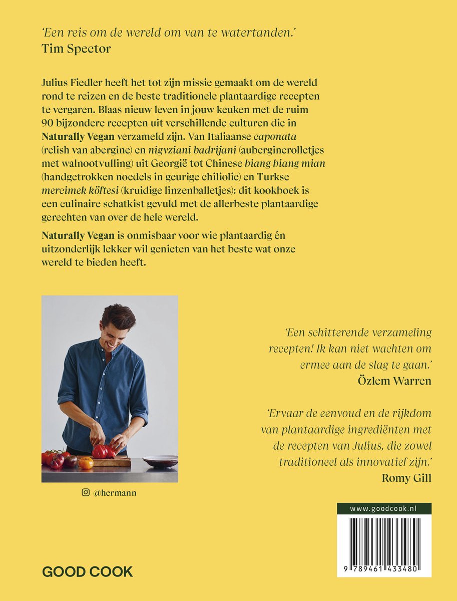 Naturally Vegan - back cover