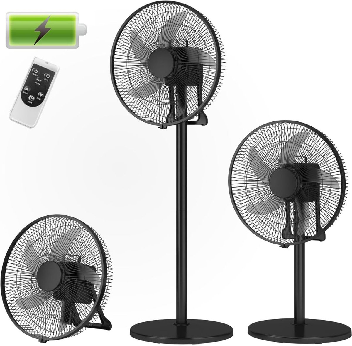 CLGP® Wandventilator - Muurventilator Met Afstandsbediening - Muur Ventilator