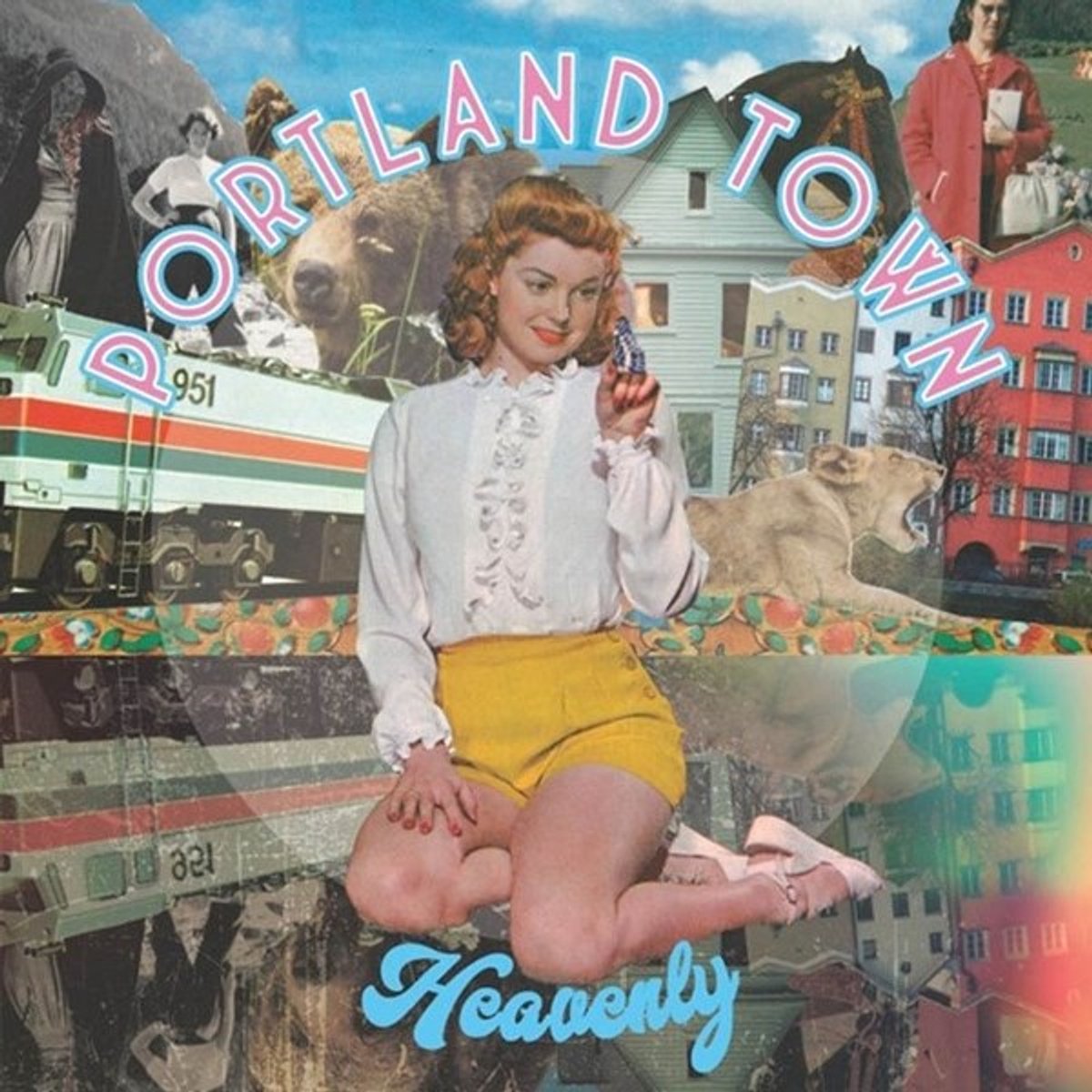 Heavenly - Portland Town (7" Single) (Coloured Vinyl)