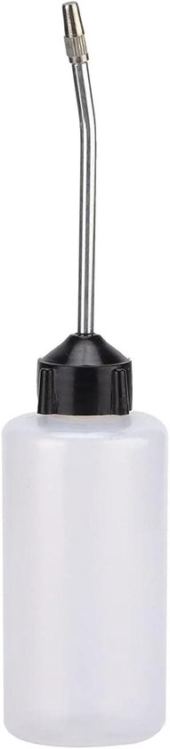 5-pack Naaimachine-oliespuit, Oliedispenser met Lange Schuine Uitloop, Schroefdoppen, Verlengde Uitloop, Oliefles voor Doe-het-zelf Naaimachines, 120 Ml