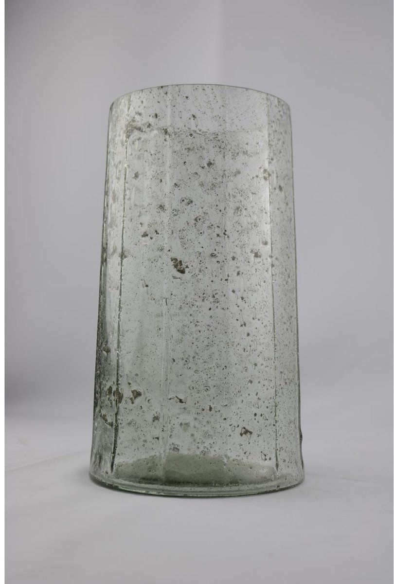 Vaas bubbel glas 16x16x27cm