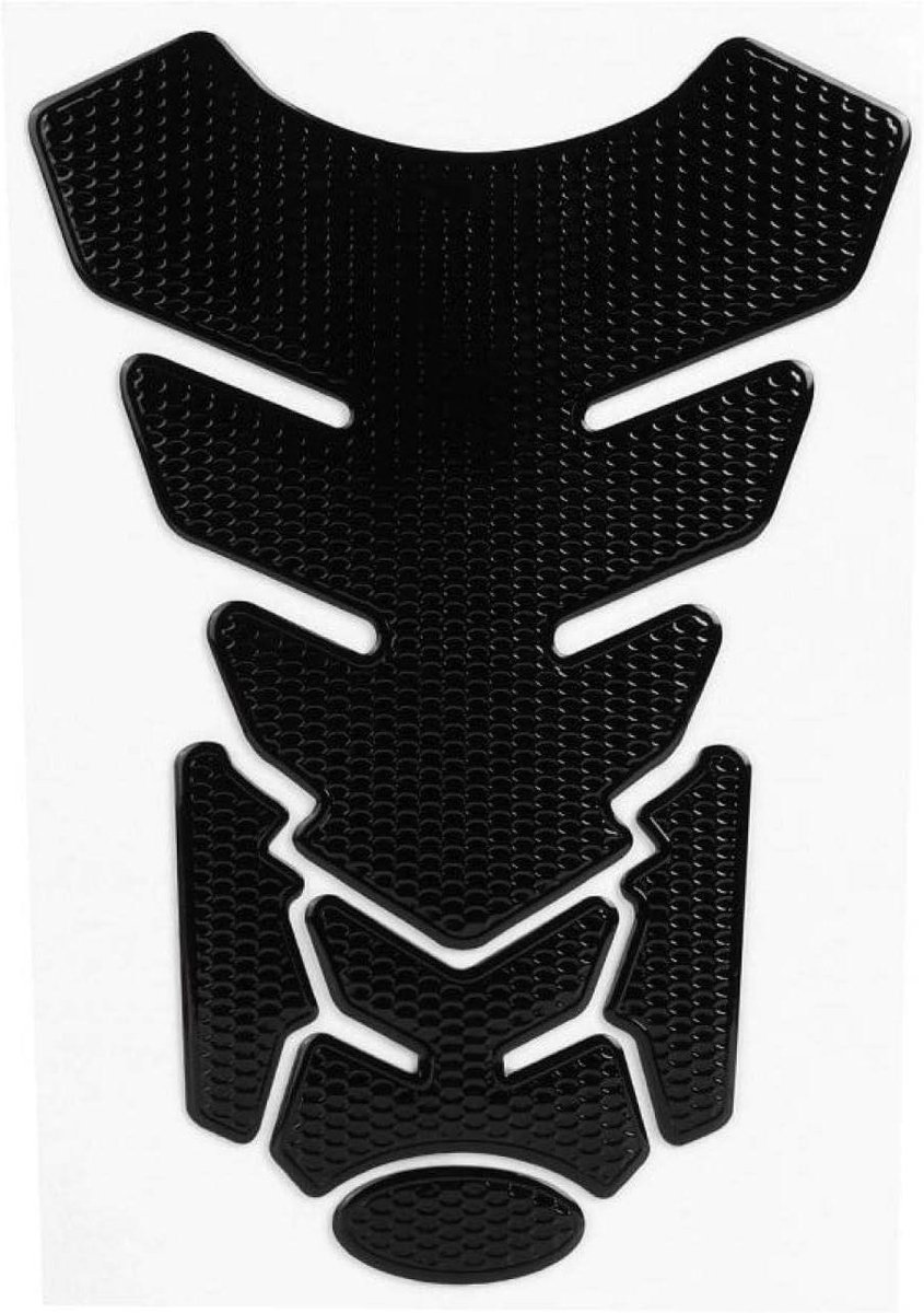Allecto Plus - Tankpad Motor - Zwart - Bescherming voor Motorbrandstoftank met 3D Patroon