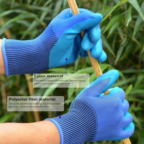 3-Piece Stainless Steel Pruning Shears Set with Glove for Fresh Branches, Bonsai Plants, Flowers, and Harvesting van Merkloos	 — afbeelding 2