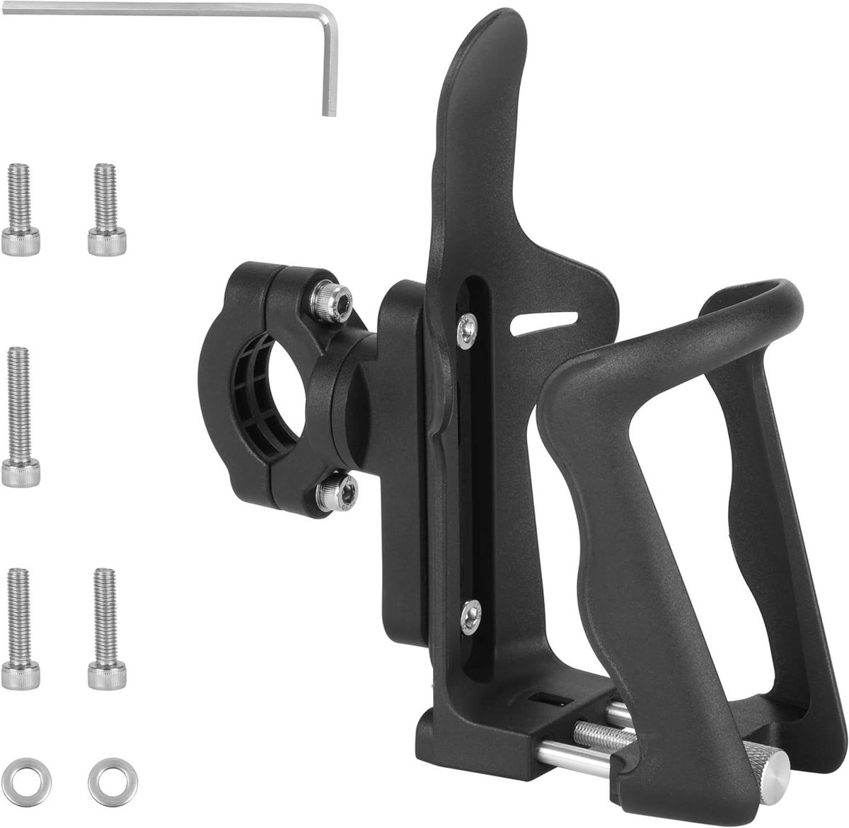 Allecto Plus - Verstelbare Fiets Waterfleshouder met 360 Graden Rotatie - Bidonhouder voor Racefietsen en Mountainbikes
