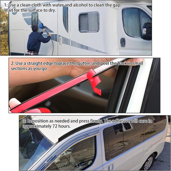Fiamma Caravan camper regengoot Drip Stop, polyvinylchloride, 300 cm