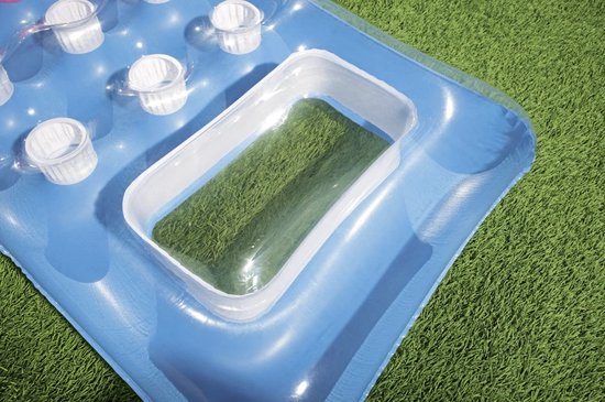 Ibenzoa® Stijlvol en Comfortabel Luchtbed met Kleurige Onderkant en Kijkvenster voor Zomerplezier van Ibenzoa — afbeelding 3