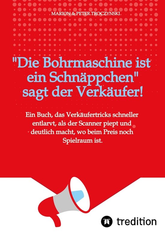 Die Bohrmaschine ist ein Schnäppchen, sagt der Verkäufer - cover
