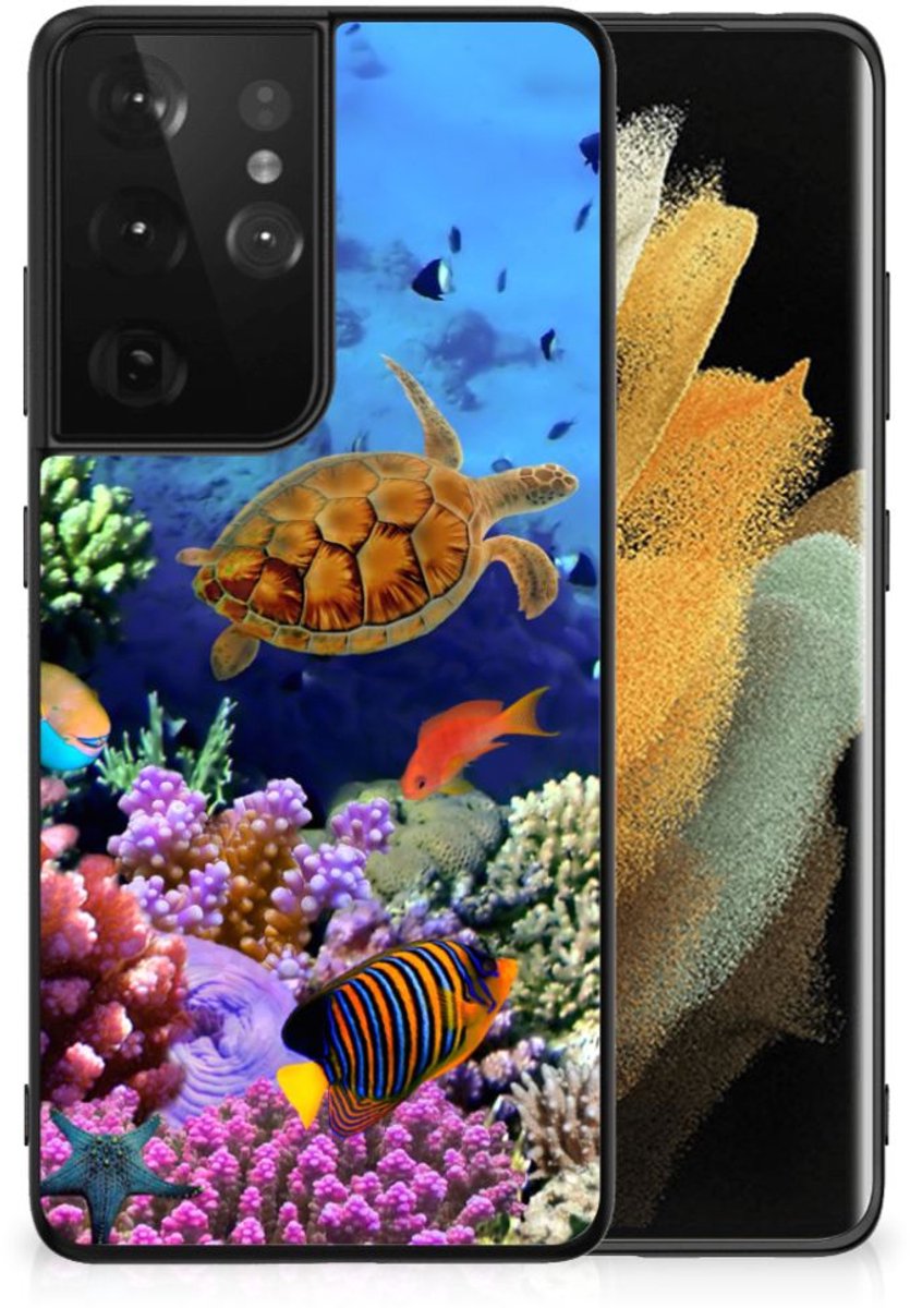 Samsung Galaxy S21 Ultra Dierenprint Telefoonhoesje Vissen
