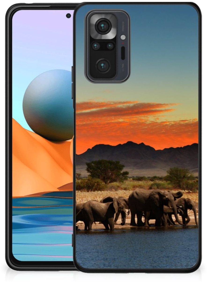 Xiaomi Redmi Note 10 Pro Dierenprint Telefoonhoesje Olifanten
