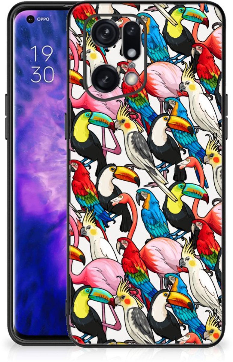 OPPO Find X5 Pro Dierenprint Telefoonhoesje Birds