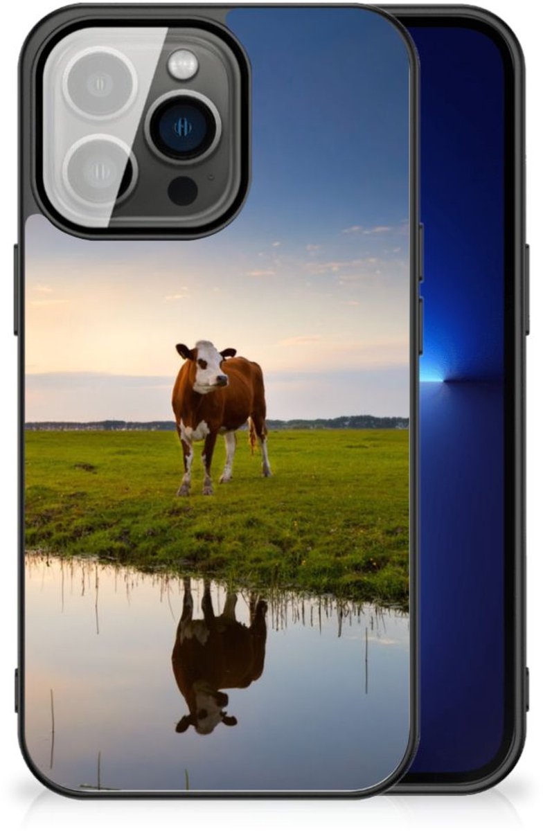 iPhone 13 Pro Dierenprint Telefoonhoesje Koe