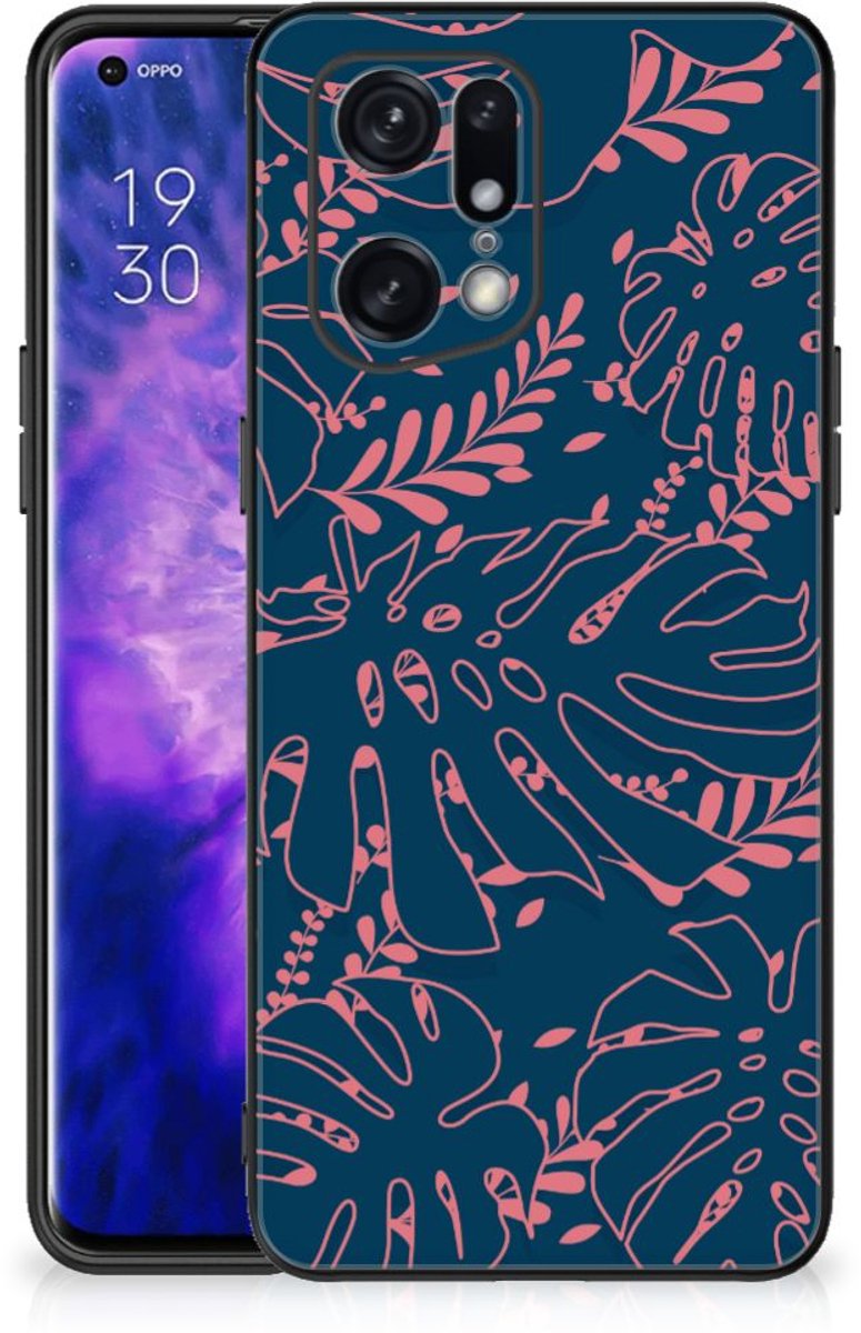 OPPO Find X5 Pro Bloemen Hoesje Palm Leaves