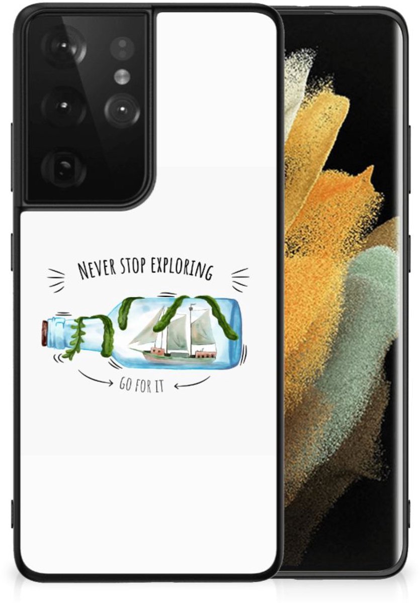 Samsung Galaxy S21 Ultra Hoesje Boho Bottle