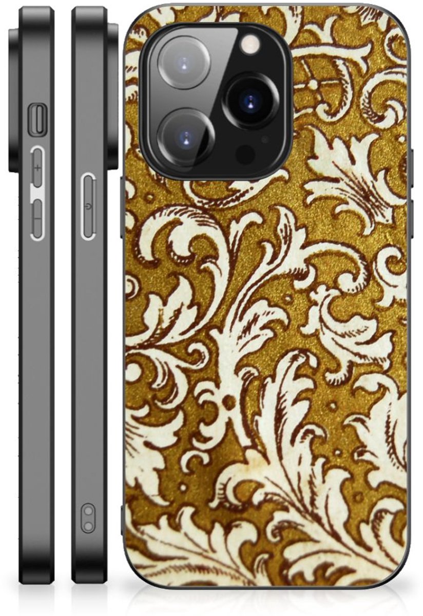 Back Cover iPhone 14 Pro Barok Goud