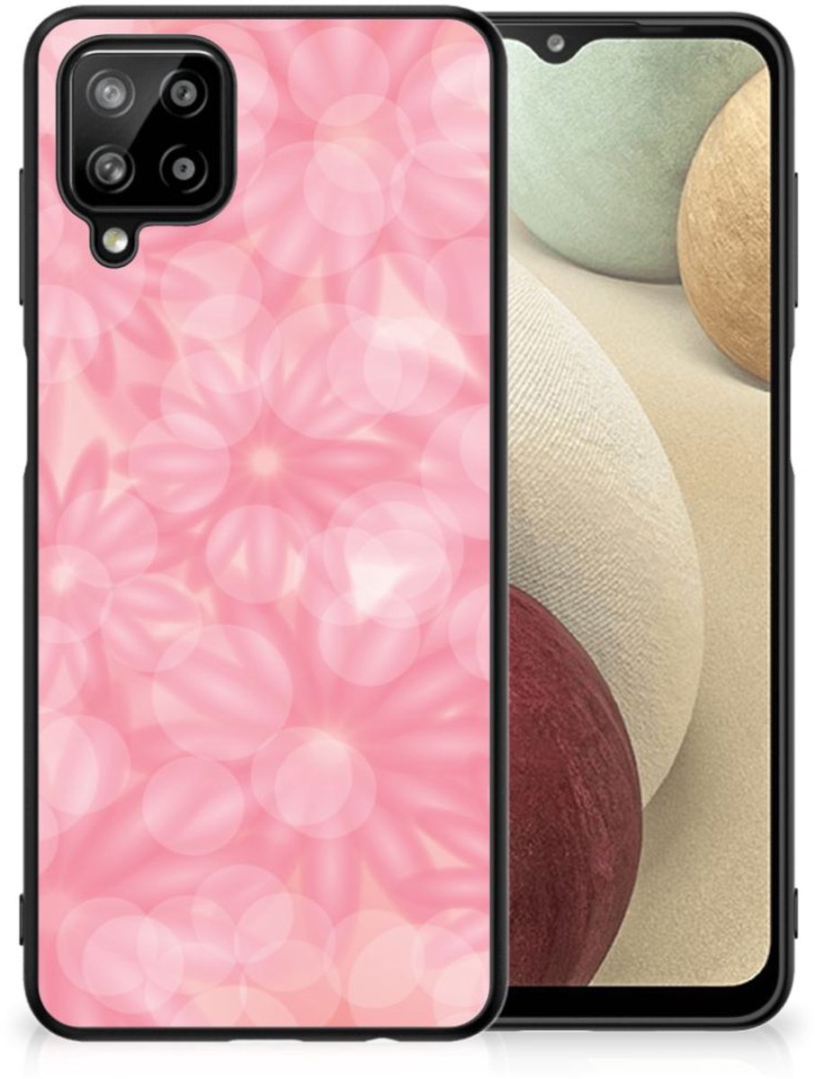 Samsung Galaxy A12 Bloemen Hoesje Spring Flowers