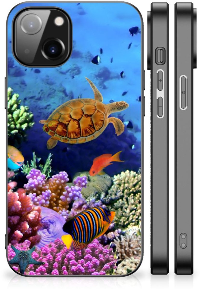 Apple iPhone 13/14 Dierenprint Telefoonhoesje Vissen
