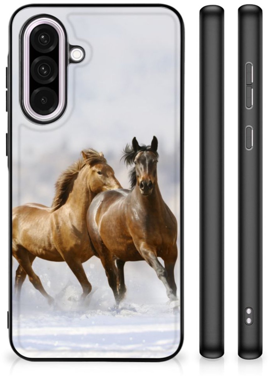 Samsung Galaxy A56 Dierenprint Telefoonhoesje Paarden