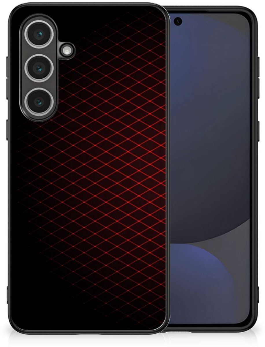 Samsung Galaxy S24 FE Back Case Geruit Rood