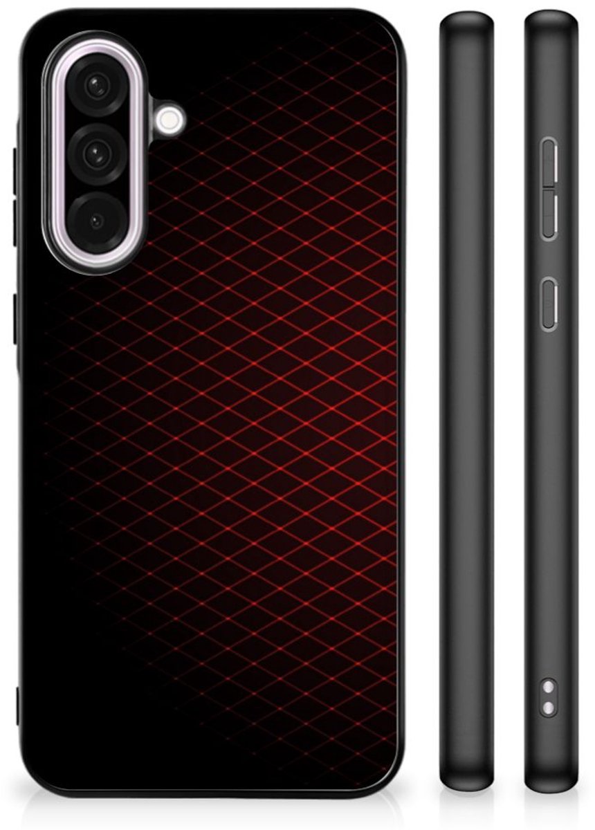 Samsung Galaxy A56 Back Case Geruit Rood