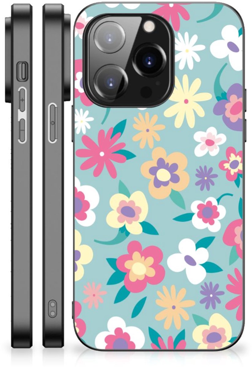 iPhone 14 Pro Bloemen Hoesje Flower Power