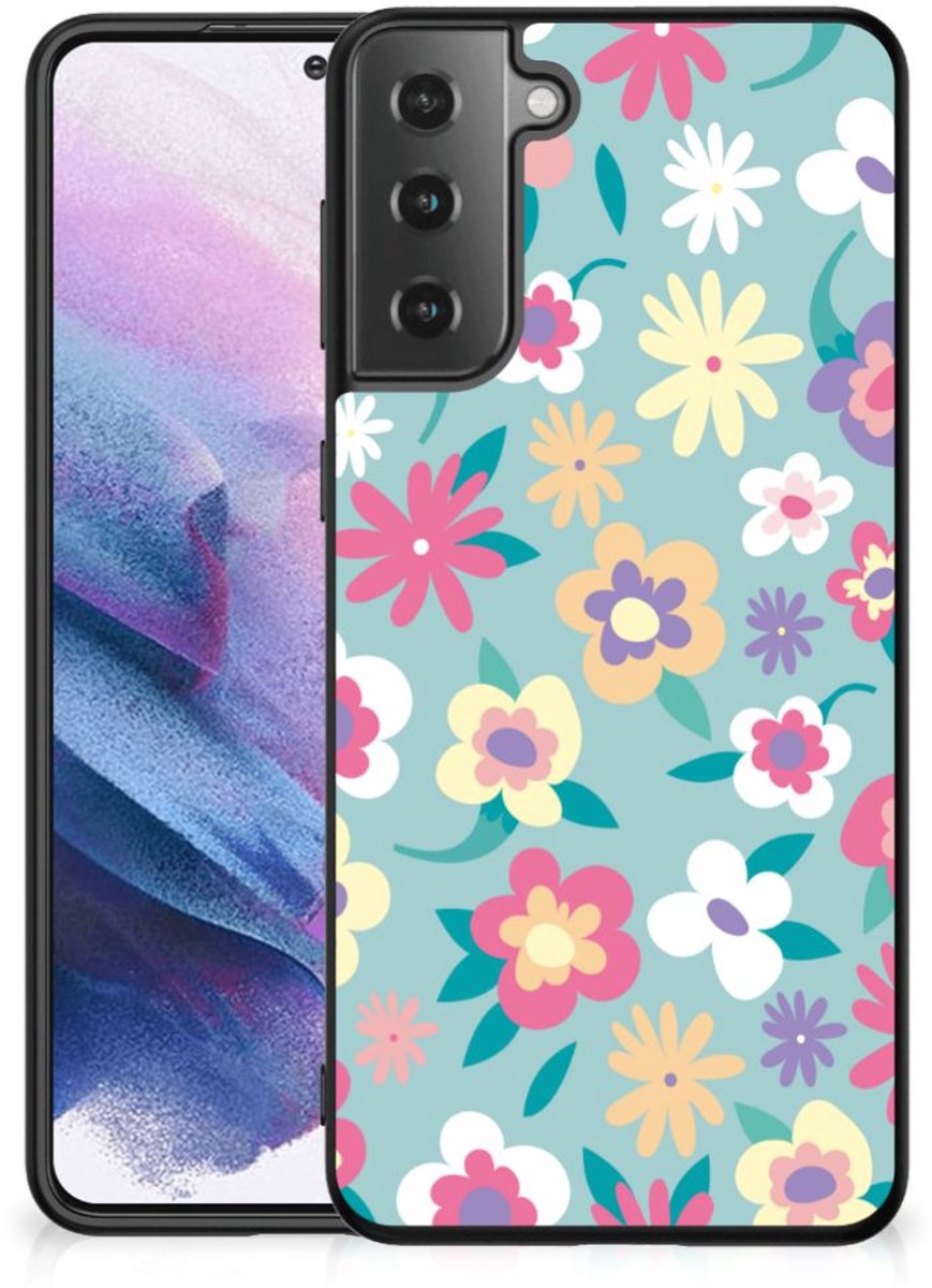 Samsung Galaxy S21 Plus Bloemen Hoesje Flower Power