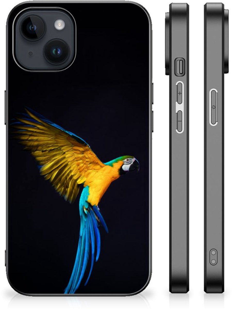 iPhone 15 Plus Dierenprint Telefoonhoesje Papegaai