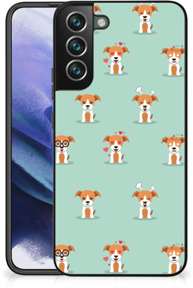 Back Cover voor Samsung Galaxy S22 Plus Dierenprint Telefoonhoesje Pups