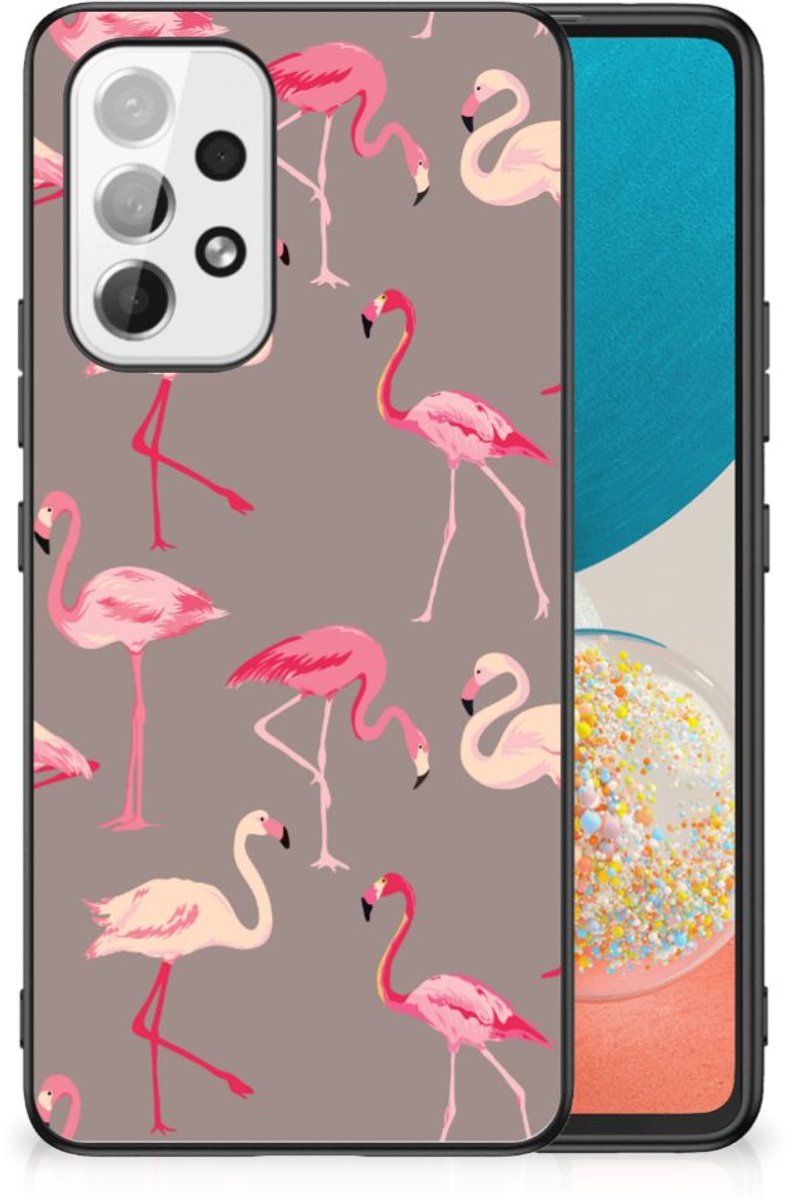 Samsung Galaxy A53 Dierenprint Telefoonhoesje Flamingo