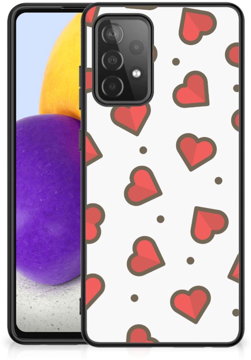 Samsung Galaxy A72 (5G/4G) Back Case Hearts