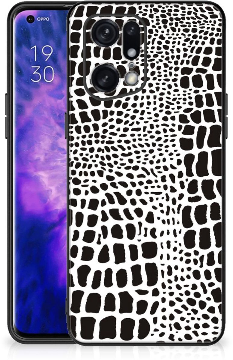 OPPO Find X5 Pro Dierenprint Telefoonhoesje Slangenprint