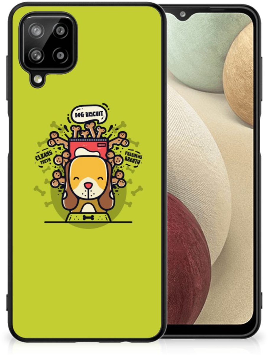 Samsung Galaxy A12 Hoesje Doggy Biscuit