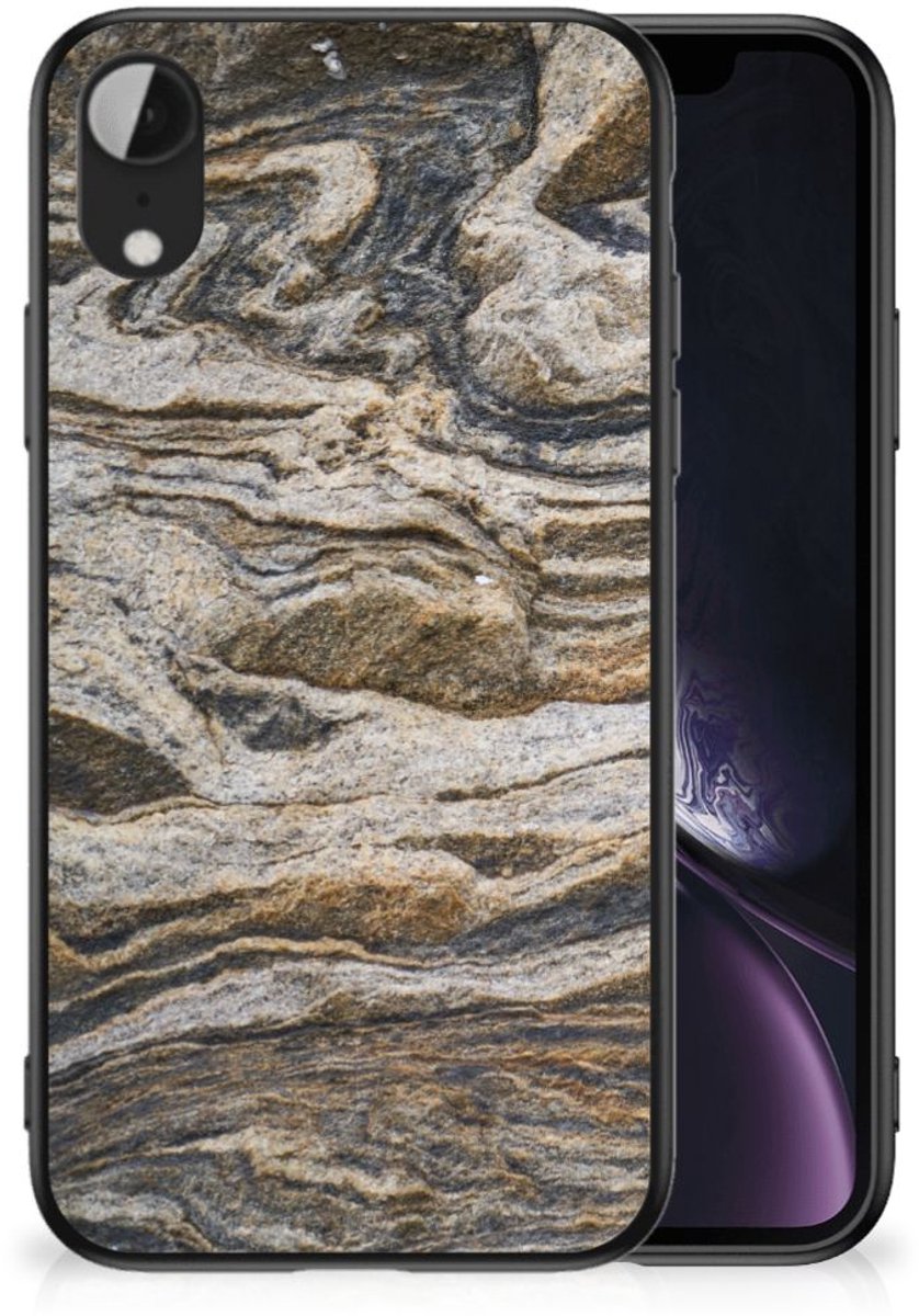 Apple iPhone XR Marmeren Print Telefoonhoesje Steen