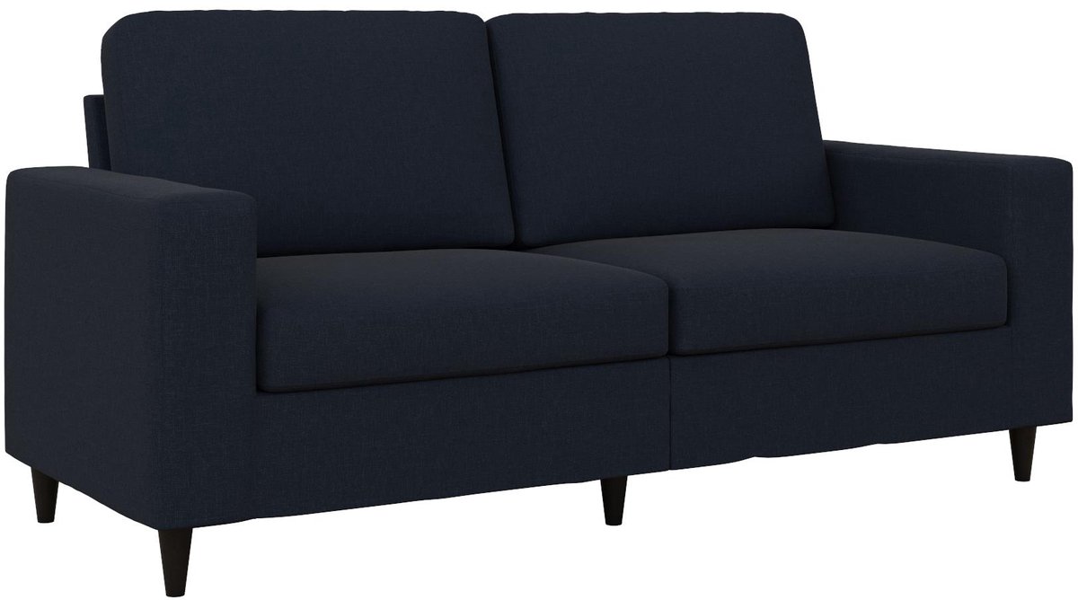 Notio Living Cooper-Sofa 3-zits - Blauw Linnen