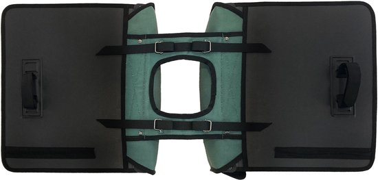 Willex Dubbele Fietstas - Canvas - Reflectie - 30 liter - Universele Bevestiging -Bruin van Willex — afbeelding 3