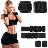 Hoogwaardige Enkelgewichten En Polsgewichten - Set van 2 X 0,5 KG - Verstelbaar In Gewicht - Verstelbaar In Maat - Zit Comfortabel - Polsgewichten 0,5 KG - Enkelband Fitness