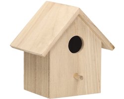 Playwood vogelhuisje hout knutsel speelgoed natuur.