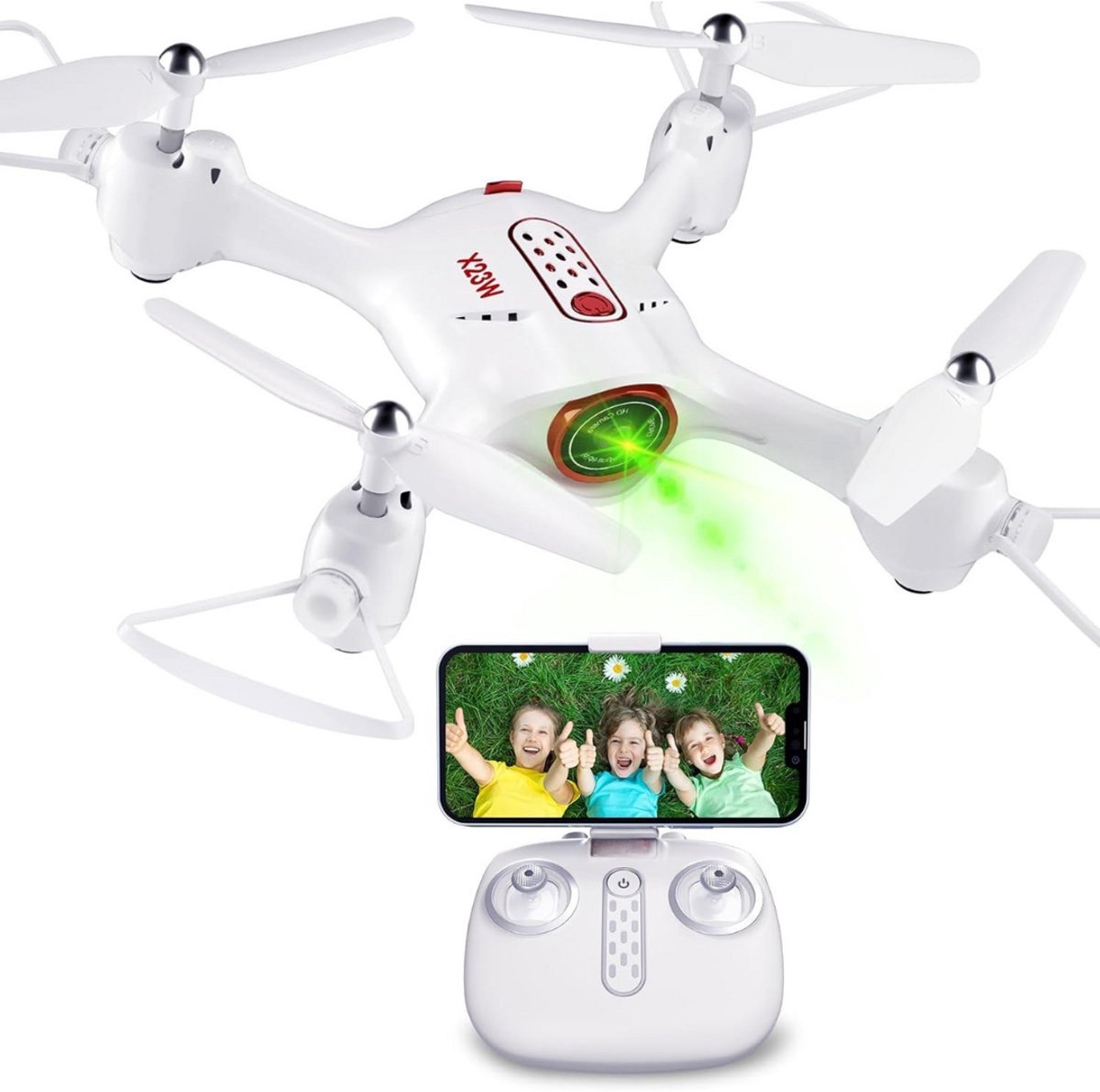 Thuys – Drone Kind – Voor Kinderen – Kinder Drone – 21cm x 21cm x 5cm – Wit