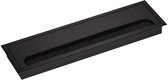 Kabeldoorlaat CAVO kabeldoos hoekig 280 x 80 mm zwart geanodiseerd