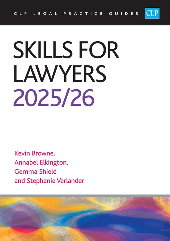 Skills for Lawyers 2025/26 - cover
