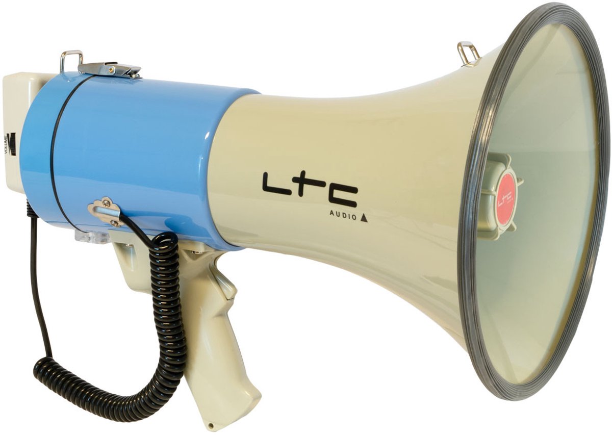 Megafoon - MEG060 - Megafoon 60W met USB / SD mp3 speler, sirene en afneembare microfoon