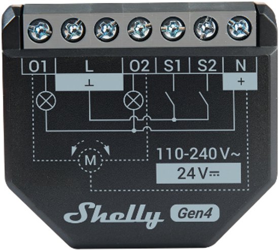 Shelly Plus 1PM - Slimme Schakelaar met Energiemeting - Alarmsystemen Shelly Plus 1PM - Slimme Schakelaar met Energiemeting - Alarmsystemen