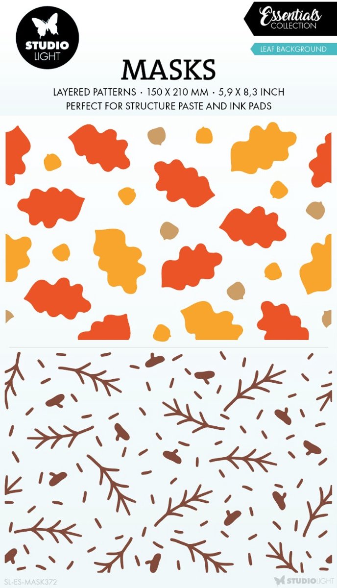 Mask Leaf background - essentials nr. 372