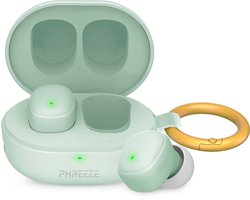 Phreeze Mini EarBuds - Draadloze Oordopjes - Groen - Geschikt voor Apple & Samsung - Oortjes Draadloos met Bluetooth 5.4