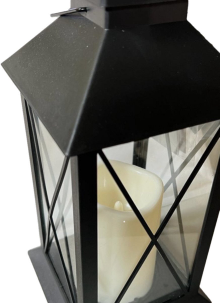 Atmosphera Solar tuinlantaarn met LED kaarslicht