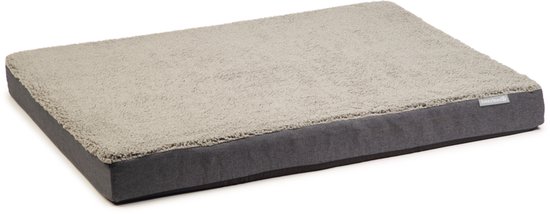 Beeztees memory foam Zira - Hondenkussen - Grijs - 100x70x9cm