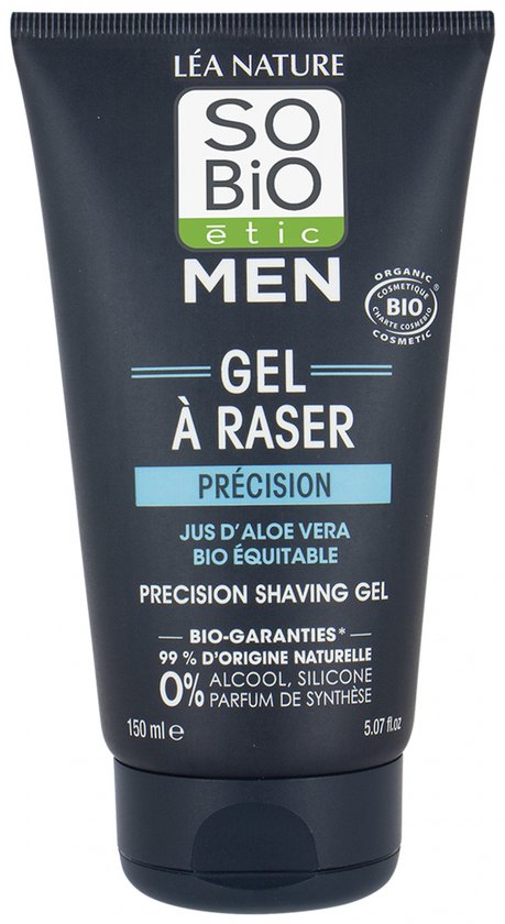 SO’BiO étic MEN Scheergel voor Nauwkeurig Scheren