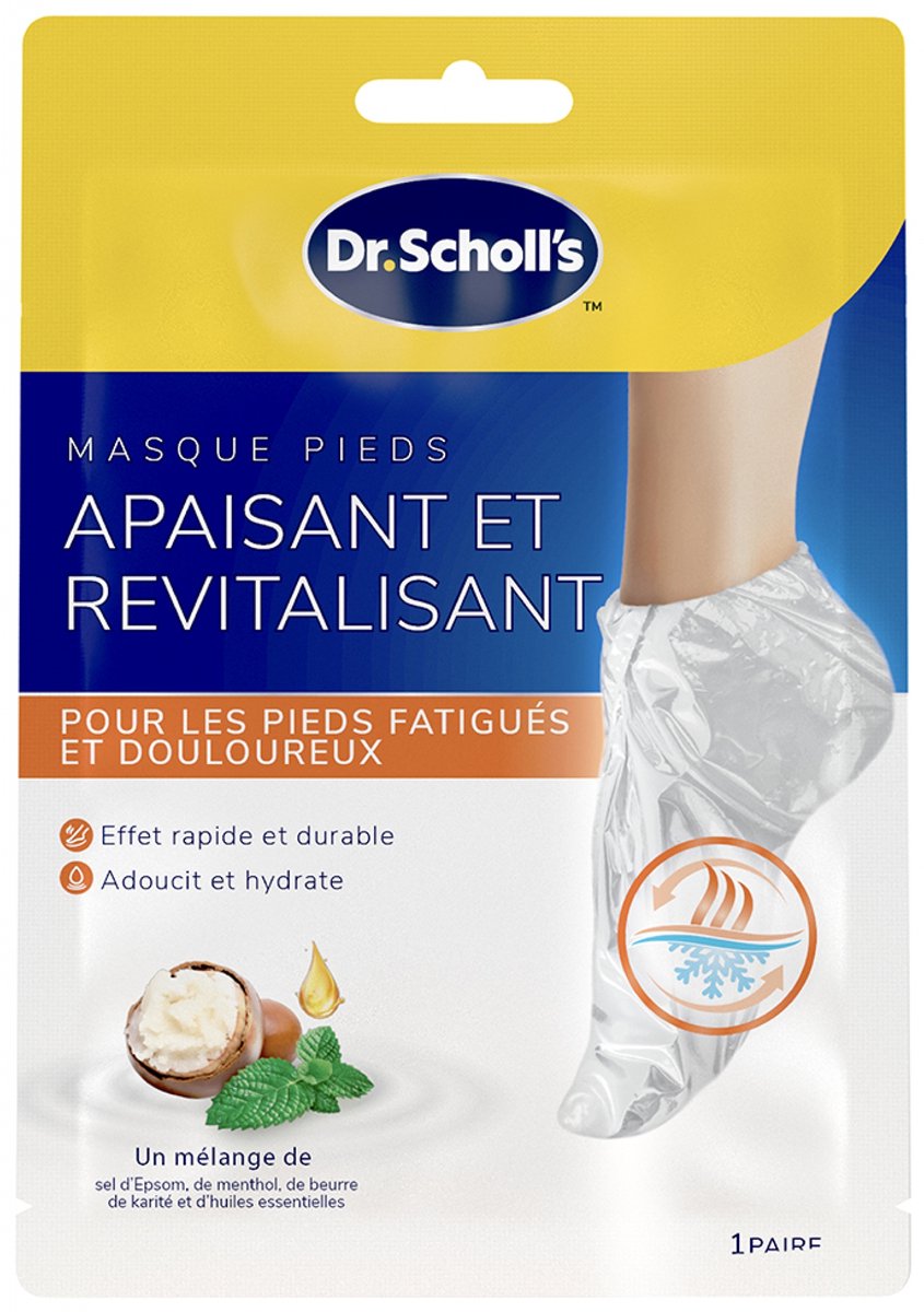 Scholl Kalmerend en Revitaliserend Voetmasker 1 Paar